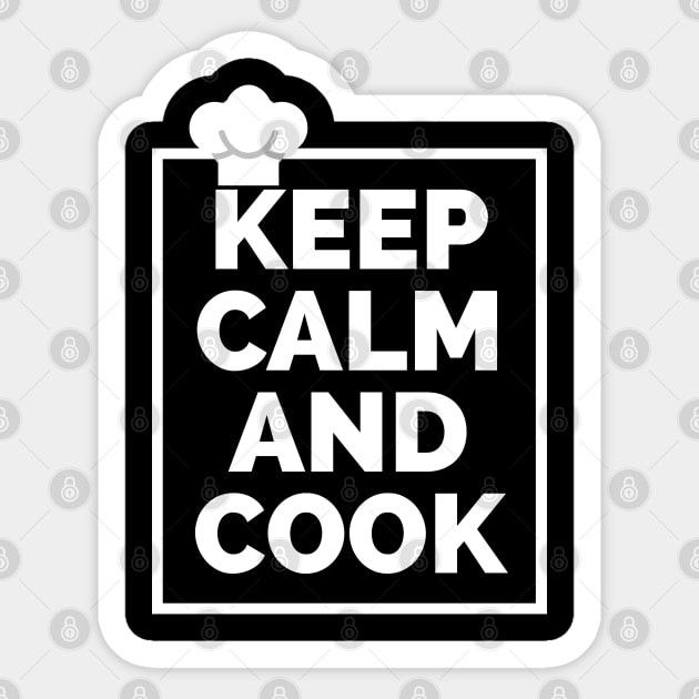 Keep calm and Cook Sticker by CookingLove